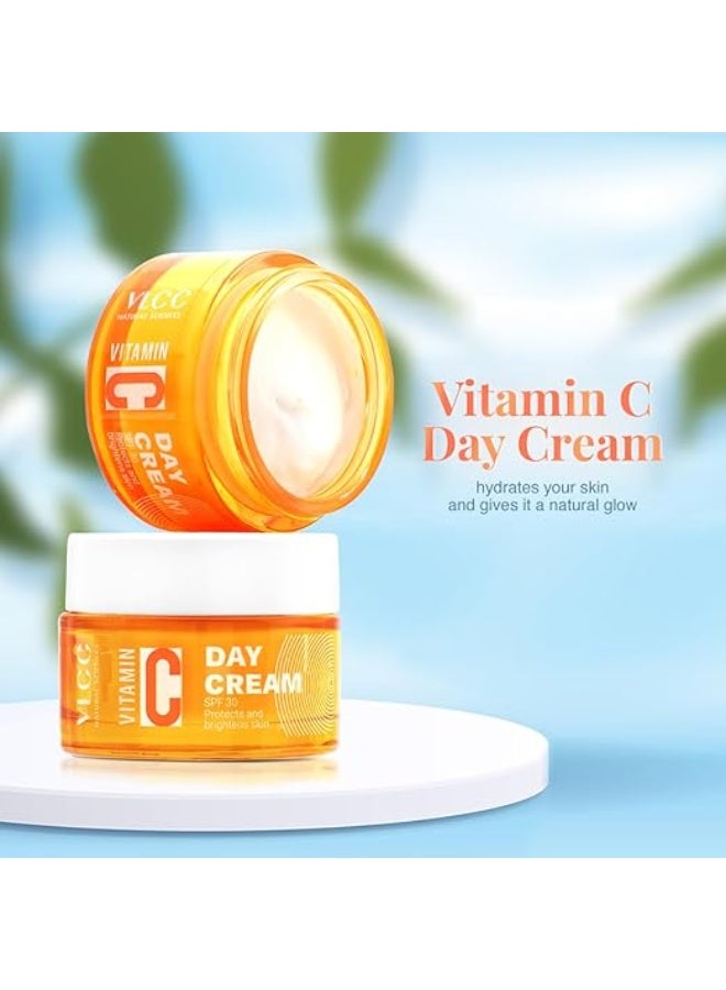 VLCC Vitamin C Day Cream SPF 30-50g - Protects, Boost Collagen, and Brightens Skin | With 15% Vitamin C, Vitamin E, Green Tea, and Mulberry Extracts. - Image 4